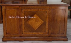Classic style inlaid study desk handcrafted in solid wood